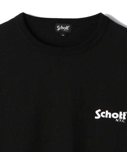 schott（ショット）の「【WEB LIMITED】Schott/ショット/FIRE WOLF LS T-SHIRT/ファイヤーウルフ ロンT（Tシャツ/カットソー・メンズ・ホワイト/ブラック/パープル・MEDIUM/LARGE/X-LARGE/XX-LARGE）」の13枚目の写真
