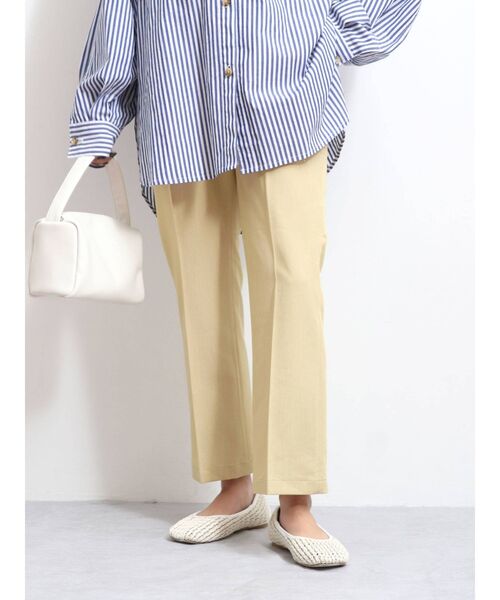 Ungrid（アングリッド）の「【WEB限定】カラータックフレアパンツ（その他パンツ・レディース・ブラック/パープル/レッド/ピンク/イエロー/オレンジ・FREE）」の4枚目の写真