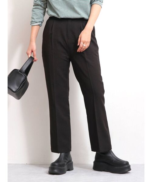 Ungrid（アングリッド）の「【WEB限定】カラータックフレアパンツ（その他パンツ・レディース・ブラック/パープル/レッド/ピンク/イエロー/オレンジ・FREE）」の2枚目の写真