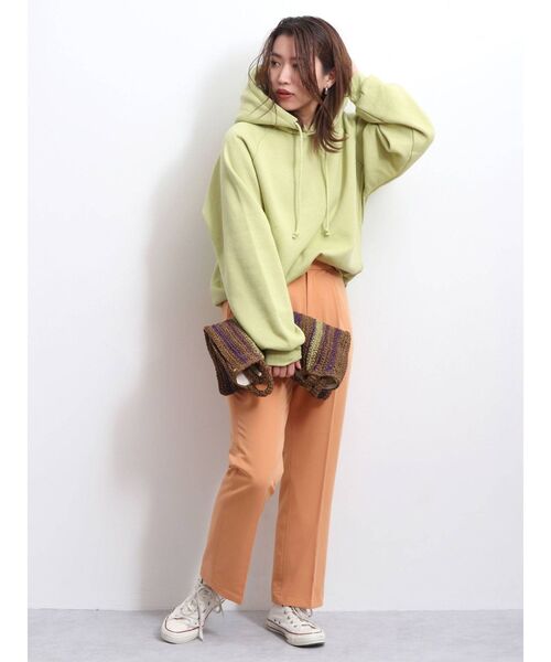 Ungrid（アングリッド）の「【WEB限定】カラータックフレアパンツ（その他パンツ・レディース・ブラック/パープル/レッド/ピンク/イエロー/オレンジ・FREE）」の9枚目の写真