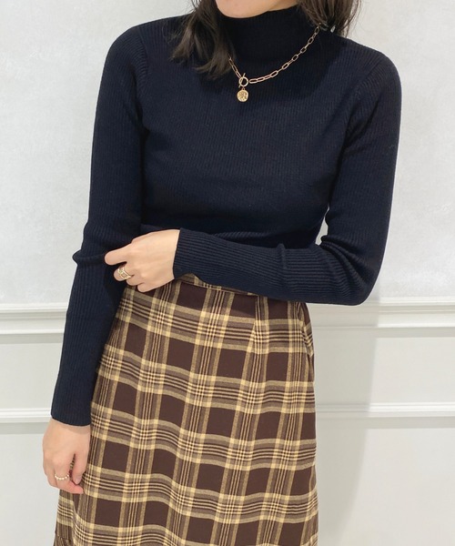 apres jour(アプレジュール)の「ハイネックリブニット【ZOZOTOWN限定アイテム】(ニット/セーター・レディース・ブラック/ダークブラウン/ピンク/アイボリー/キャメル・X-LARGE/フリー)」の16枚目の写真