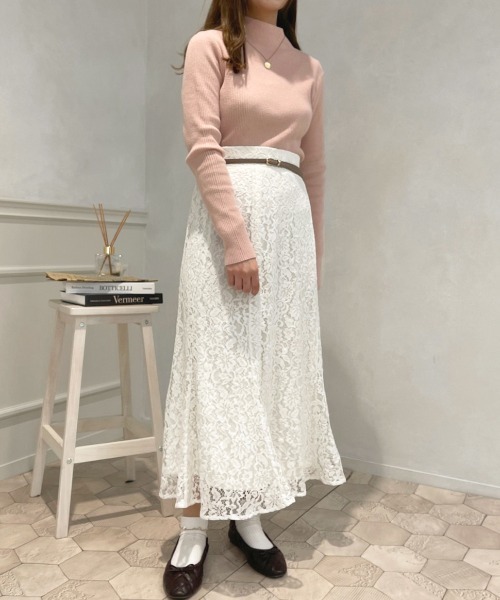 apres jour(アプレジュール)の「ハイネックリブニット【ZOZOTOWN限定アイテム】(ニット/セーター・レディース・ブラック/ダークブラウン/ピンク/アイボリー/キャメル・X-LARGE/フリー)」の9枚目の写真