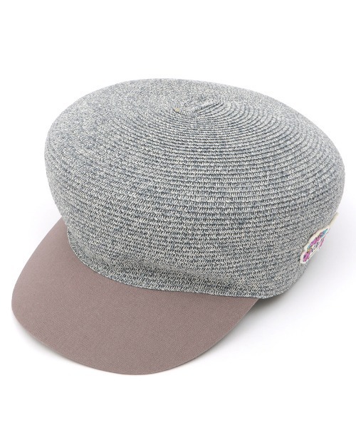 チチカカ(チチカカ)の「ワッペン付きキャスケット(キャスケット・レディース・ベージュ/ブラック/ブルー・FREE)」の9枚目の写真