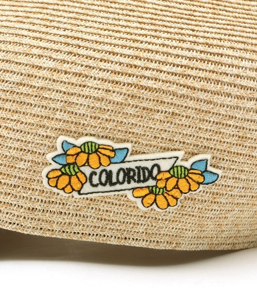 チチカカ(チチカカ)の「ワッペン付きキャスケット(キャスケット・レディース・ベージュ/ブラック/ブルー・FREE)」の13枚目の写真