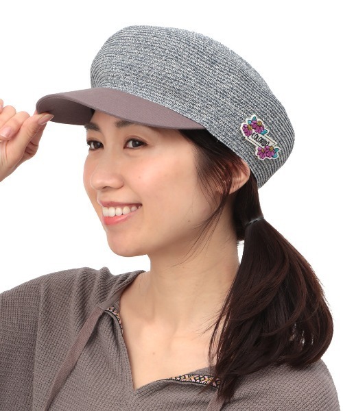 チチカカ(チチカカ)の「ワッペン付きキャスケット(キャスケット・レディース・ベージュ/ブラック/ブルー・FREE)」の18枚目の写真