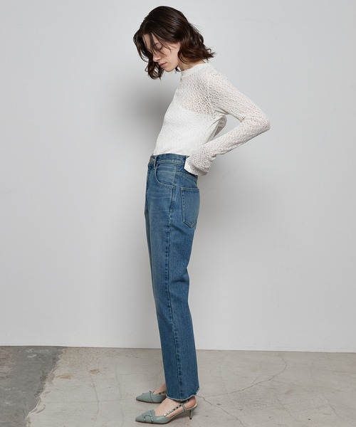 STUNNING LURE(スタニングルアー)の「レースフィットタートル(Tシャツ/カットソー・レディース・ライトブルー/オフホワイト/ライトグリーン・SMALL/MEDIUM)」の6枚目の写真