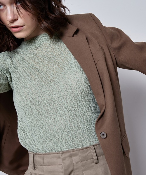 STUNNING LURE(スタニングルアー)の「レースフィットタートル(Tシャツ/カットソー・レディース・ライトブルー/オフホワイト/ライトグリーン・SMALL/MEDIUM)」の12枚目の写真