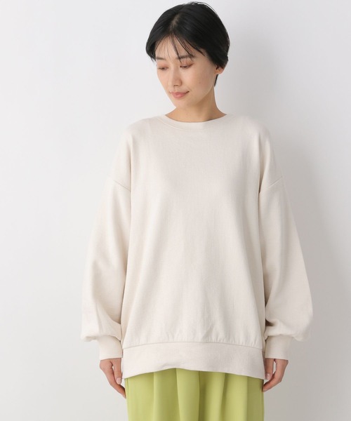 LEPSIM（レプシィム）の「袖ボリュームプルオーバー　258781（スウェット・レディース・オフホワイト/ライトブルー/ネイビー・FREE）」の10枚目の写真