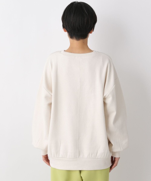 LEPSIM（レプシィム）の「袖ボリュームプルオーバー　258781（スウェット・レディース・オフホワイト/ライトブルー/ネイビー・FREE）」の12枚目の写真