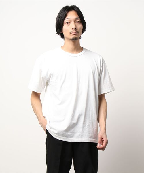Upcycle(アップサイクル)の「【UP CYCLE】 VINTAGE WASH S/S TEE(Tシャツ/カットソー・メンズ・ホワイト/ブラック/ネイビー・X-LARGE/LARGE)」の2枚目の写真