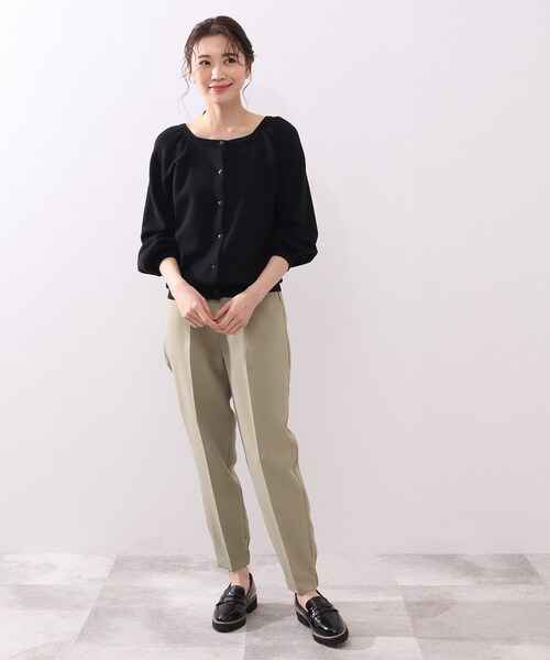 DRESKIP(ドレスキップ)の「◆前後2WAY スクエアネックニットプルオーバー(ニット/セーター・レディース・ブラック/オフホワイト/ライトグリーン/ピンク系・02/03/04)」の16枚目の写真