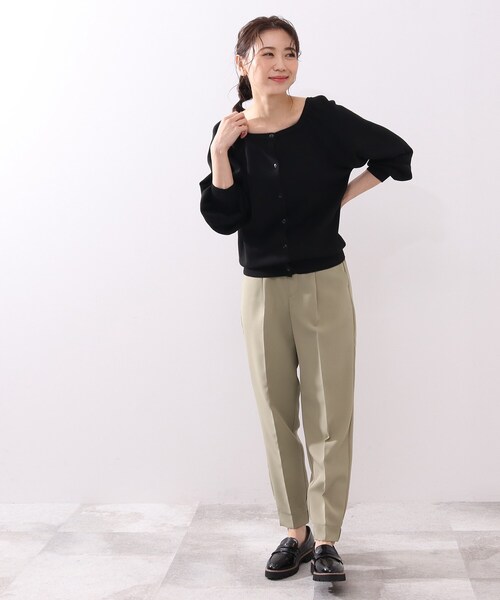 DRESKIP(ドレスキップ)の「◆前後2WAY スクエアネックニットプルオーバー(ニット/セーター・レディース・ブラック/オフホワイト/ライトグリーン/ピンク系・02/03/04)」の17枚目の写真