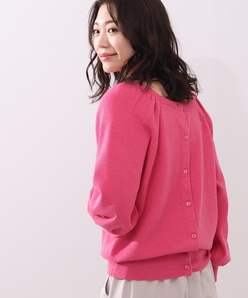 DRESKIP(ドレスキップ)の「◆前後2WAY スクエアネックニットプルオーバー(ニット/セーター・レディース・ブラック/オフホワイト/ライトグリーン/ピンク系・02/03/04)」の22枚目の写真