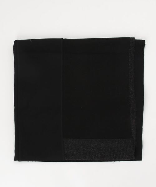 PATRICK STEPHAN(パトリックステファン)の「PATRICK STEPHAN JERSEY SCARF WRAP(ストール/ショール・メンズ・ダークグレー/ブラック・FREE)」の2枚目の写真