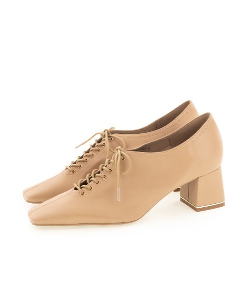 RANDA（ランダ）の「ソフト レースアップヒールシューズ（ドレスシューズ・レディース・アイボリー/グレイッシュベージュ/ベージュ・S/M/L/LL）」の17枚目の写真