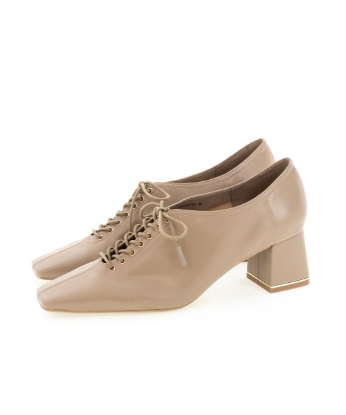 RANDA（ランダ）の「ソフト レースアップヒールシューズ（ドレスシューズ・レディース・アイボリー/グレイッシュベージュ/ベージュ・S/M/L/LL）」の16枚目の写真