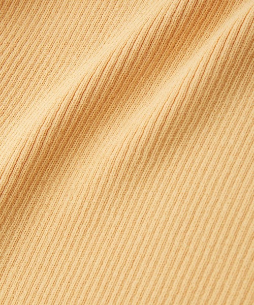 VIS(ビス)の「アシンメトリービッグカラーノースリーブニット【sustainable】(Tシャツ/カットソー・レディース・ネイビー/オレンジ系その他2/ホワイト/ダークブラウン・FREE)」の16枚目の写真