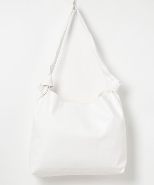 STYLEBLOCK（スタイルブロック）の「PUレザーシンプルショルダーバッグ（ショルダーバッグ・レディース・カーキ/ホワイト/ブラウン/ブラック・FREE）」の9枚目の写真