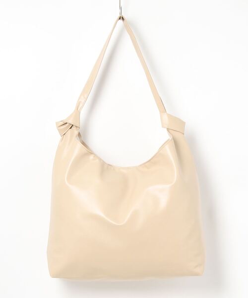 STYLEBLOCK（スタイルブロック）の「PUレザーシンプルショルダーバッグ（ショルダーバッグ・レディース・カーキ/ホワイト/ブラウン/ブラック・FREE）」の12枚目の写真