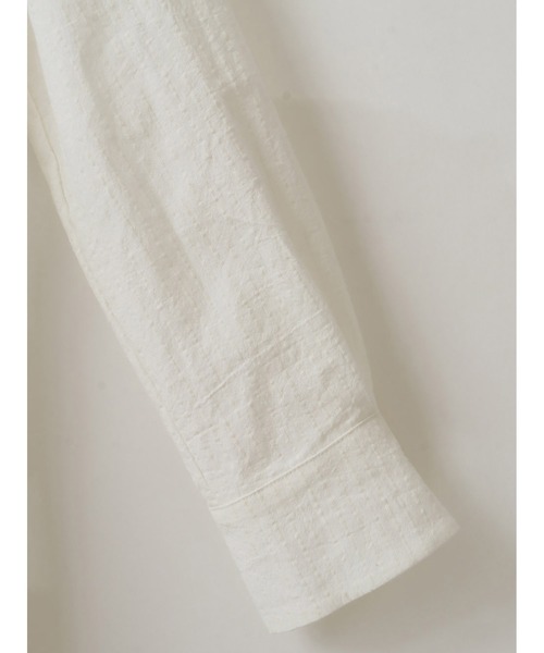 enchainement（アンシェヌマン）の「Folded Shirt（シャツ/ブラウス・レディース・ホワイト/ブラック・36）」の14枚目の写真