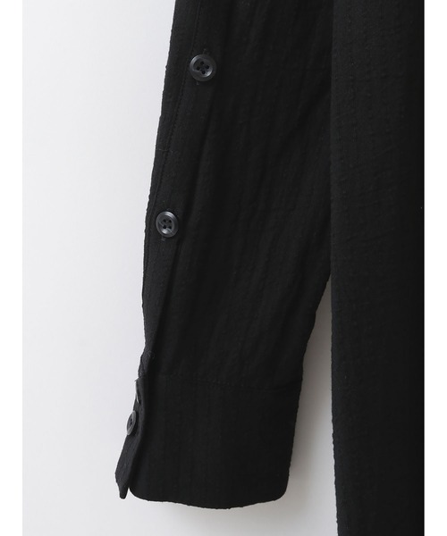 enchainement（アンシェヌマン）の「Folded Shirt（シャツ/ブラウス・レディース・ホワイト/ブラック・36）」の3枚目の写真