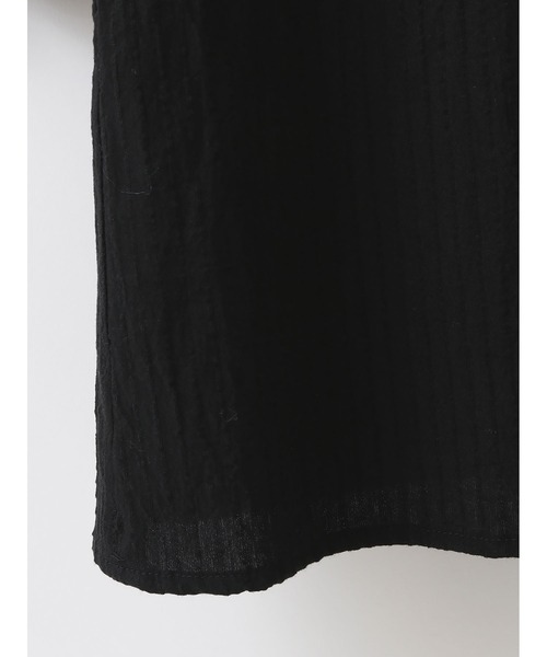 enchainement（アンシェヌマン）の「Folded Shirt（シャツ/ブラウス・レディース・ホワイト/ブラック・36）」の5枚目の写真