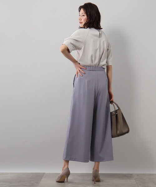 SOUP（スープ）の「◆さらっときれい見え/サテンタックスリーブブラウス（シャツ/ブラウス・レディース・ライトパープル/ライトグリーン/ナチュラル/サックスブルー/レモンイエロー・13/09/15 /11）」の17枚目の写真