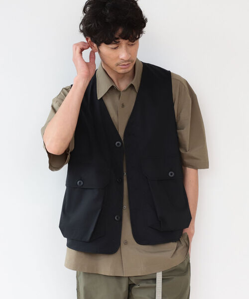 B:MING by BEAMS（ビーミングバイビームス）の「B:MING by BEAMS / ユーティリティ ベスト（ベスト・メンズ・ブラック/オリーブ・SMALL/MEDIUM/LARGE）」の17枚目の写真