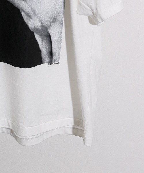 JANESMITH（ジェーンスミス）の「JANESMITH ジェーンスミス / HORSE No.1 SHORT SLEEVE T-SHIRT グラフィックプリントビッグシルエットTシャツ / 22WCT-#452S-SL（Tシャツ/カットソー・レディース・ホワイト/ブラック・SMALL/MEDIUM/LARGE/X-LARGE）」の8枚目の写真
