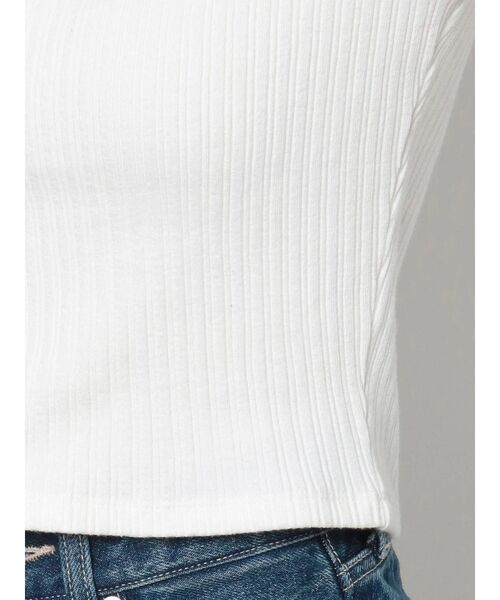 EVRIS（エヴリス）の「フロントボタンショートTEE（Tシャツ/カットソー・レディース・ホワイト/ブラック/パープル/グリーン・FREE）」の19枚目の写真