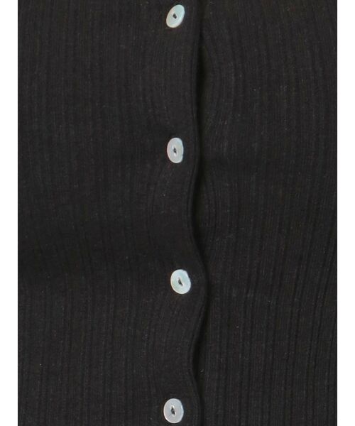 EVRIS（エヴリス）の「フロントボタンショートTEE（Tシャツ/カットソー・レディース・ホワイト/ブラック/パープル/グリーン・FREE）」の21枚目の写真