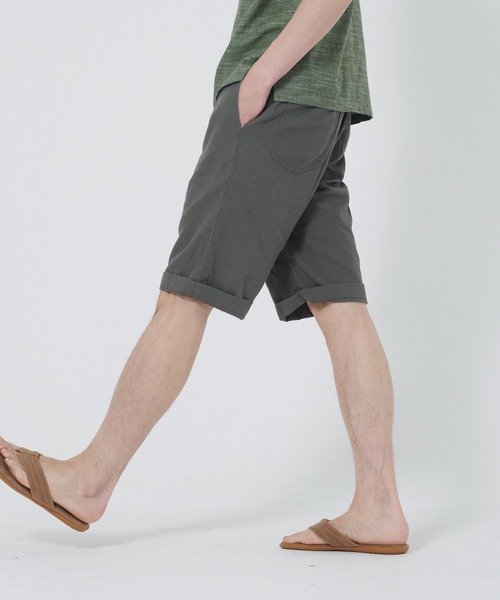 Blue Standard (ブルースタンダード)の「【BLUE STANDARD/ブルースタンダード】ウエストゴム仕様 綿麻ショートパンツ(その他パンツ・メンズ・ブルー系その他/グレー/ライトグレー/ネイビー・MEDIUM/X-LARGE/LARGE)」の15枚目の写真