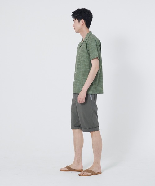 Blue Standard (ブルースタンダード)の「【BLUE STANDARD/ブルースタンダード】ウエストゴム仕様 綿麻ショートパンツ(その他パンツ・メンズ・ブルー系その他/グレー/ライトグレー/ネイビー・MEDIUM/X-LARGE/LARGE)」の12枚目の写真