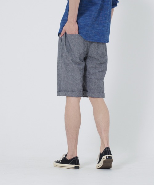 Blue Standard (ブルースタンダード)の「【BLUE STANDARD/ブルースタンダード】ウエストゴム仕様 綿麻ショートパンツ(その他パンツ・メンズ・ブルー系その他/グレー/ライトグレー/ネイビー・MEDIUM/X-LARGE/LARGE)」の22枚目の写真
