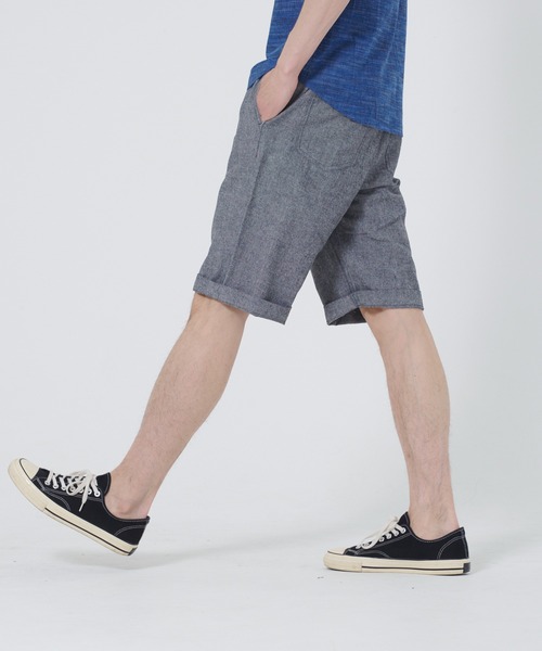 Blue Standard (ブルースタンダード)の「【BLUE STANDARD/ブルースタンダード】ウエストゴム仕様 綿麻ショートパンツ(その他パンツ・メンズ・ブルー系その他/グレー/ライトグレー/ネイビー・MEDIUM/X-LARGE/LARGE)」の21枚目の写真