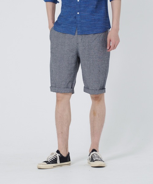 Blue Standard (ブルースタンダード)の「【BLUE STANDARD/ブルースタンダード】ウエストゴム仕様 綿麻ショートパンツ(その他パンツ・メンズ・ブルー系その他/グレー/ライトグレー/ネイビー・MEDIUM/X-LARGE/LARGE)」の20枚目の写真