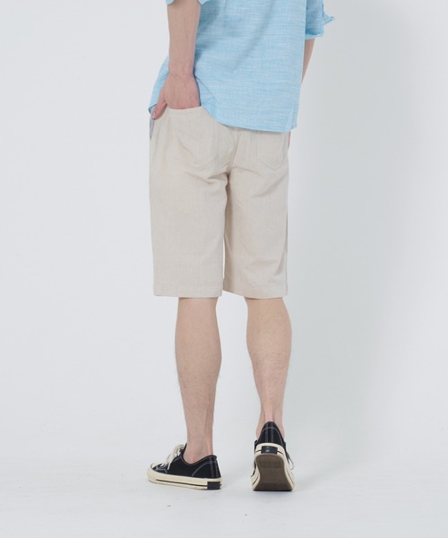 Blue Standard (ブルースタンダード)の「【BLUE STANDARD/ブルースタンダード】ウエストゴム仕様 綿麻ショートパンツ(その他パンツ・メンズ・ブルー系その他/グレー/ライトグレー/ネイビー・MEDIUM/X-LARGE/LARGE)」の10枚目の写真