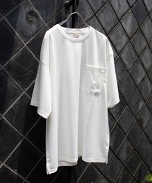 GLOSTER | 【GLOSTER/グロスター】ポンチ素材 ビッグシルエット ポケT(Tシャツ/カットソー)