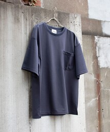 GLOSTER | 【GLOSTER/グロスター】ポンチ素材 ビッグシルエット ポケT(Tシャツ/カットソー)