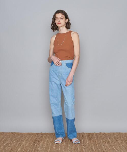 AEWEN MATOPH（イウエン マトフ）の「＜AEWEN MATOPH（イウエン マトフ）＞アメリカンスリーブ タンクトップ（タンクトップ・レディース・ベージュ/ブラウン/ケリー/ブラック・FREE）」の5枚目の写真