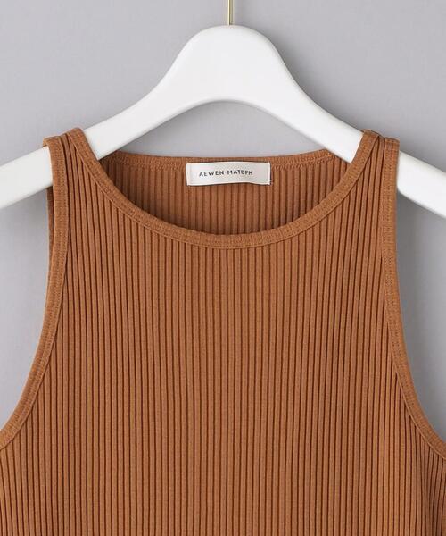 AEWEN MATOPH（イウエン マトフ）の「＜AEWEN MATOPH（イウエン マトフ）＞アメリカンスリーブ タンクトップ（タンクトップ・レディース・ベージュ/ブラウン/ケリー/ブラック・FREE）」の12枚目の写真