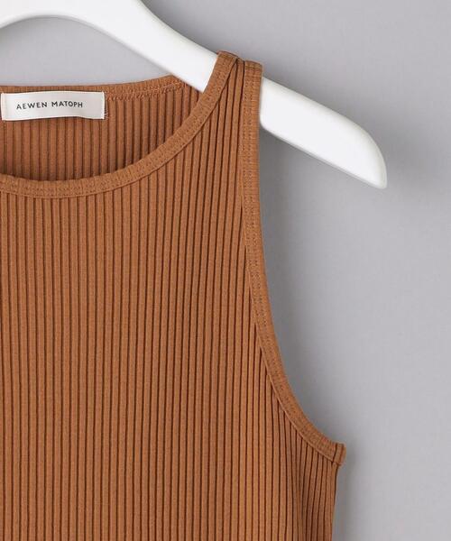AEWEN MATOPH（イウエン マトフ）の「＜AEWEN MATOPH（イウエン マトフ）＞アメリカンスリーブ タンクトップ（タンクトップ・レディース・ベージュ/ブラウン/ケリー/ブラック・FREE）」の11枚目の写真