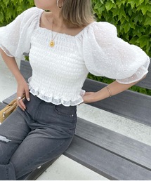 archives | シアージャガードシャーリングブラウス(シャツ/ブラウス)