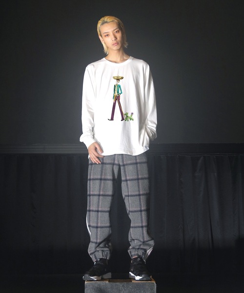 STORAMA(ストラマ)の「SESSIONS L/S T-shirts -Mexican breeder -(Tシャツ/カットソー・メンズ・ホワイト/ブラック・S/M/L)」の4枚目の写真