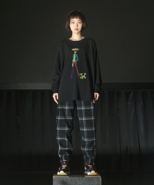 STORAMA(ストラマ)の「SESSIONS L/S T-shirts -Mexican breeder -(Tシャツ/カットソー・メンズ・ホワイト/ブラック・S/M/L)」の11枚目の写真