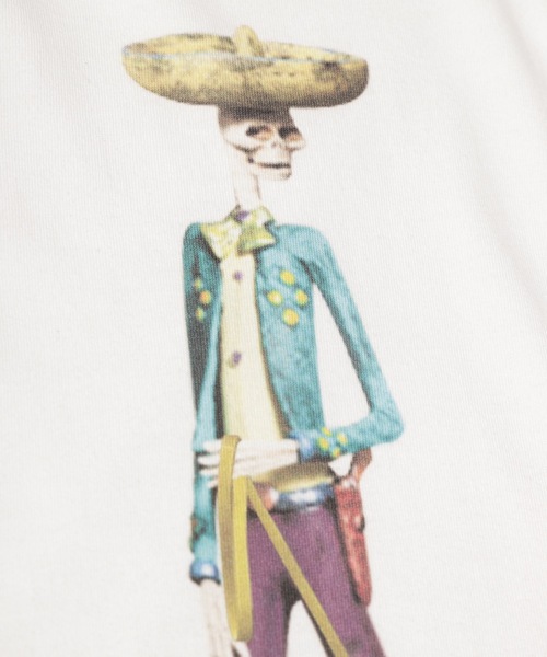 STORAMA(ストラマ)の「SESSIONS L/S T-shirts -Mexican breeder -(Tシャツ/カットソー・メンズ・ホワイト/ブラック・S/M/L)」の10枚目の写真