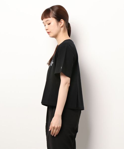 CONVERSE（コンバース）の「【CONVERSE】手書きロゴＴシャツ（Tシャツ/カットソー・レディース・レッド/ホワイト/ブラック・L/M）」の4枚目の写真