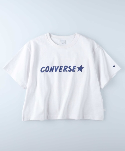 CONVERSE（コンバース）の「【CONVERSE】手書きロゴＴシャツ（Tシャツ/カットソー・レディース・レッド/ホワイト/ブラック・L/M）」の2枚目の写真