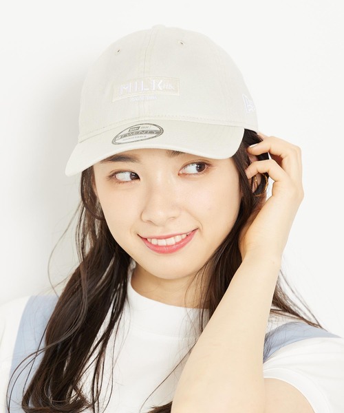 MILKFED.（ミルクフェド）の「MILKFED. x NEW ERA BAR AND 1995 CAP（キャップ・レディース・ブラック/ベージュ/ネイビー/グレー/オフホワイト・ONE SIZE）」の21枚目の写真