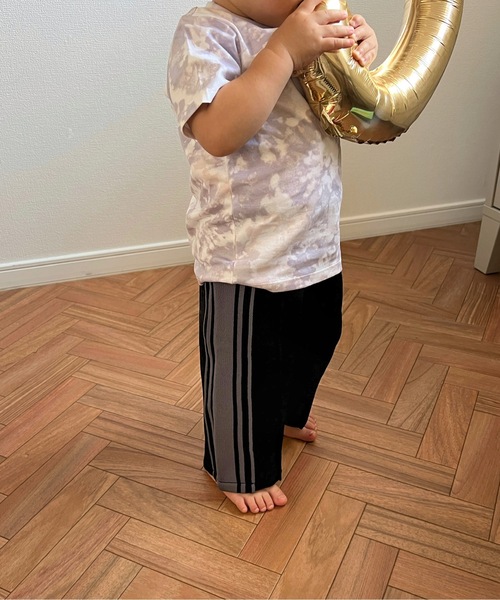 SANSeLF（サンセルフ）の「キッズラインカラージャージパンツ sank22s004【SANSeLF】（その他パンツ・キッズ・ブラック/ピンク・M/S）」の4枚目の写真